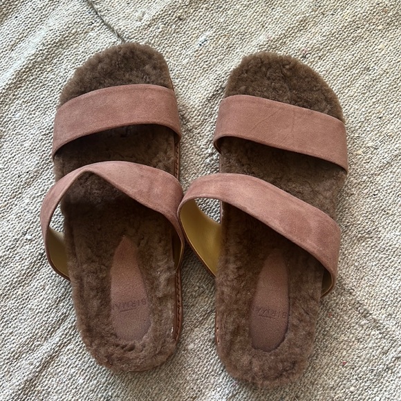 Alexandre Birman Shoes - Alexandre Birman Shearling-lined suede sandals